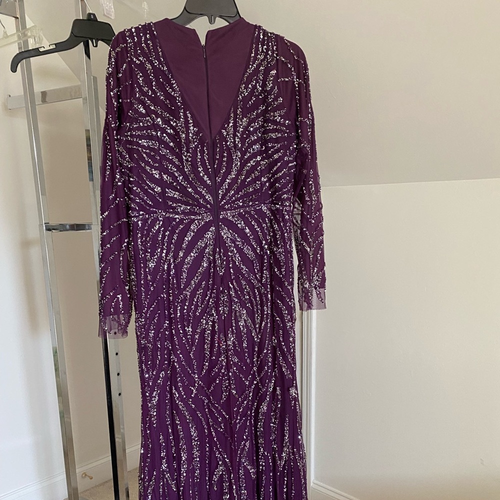 Made in Turkey. XL purple with gray crystals